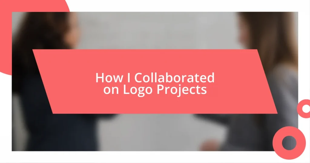 How I Collaborated on Logo Projects