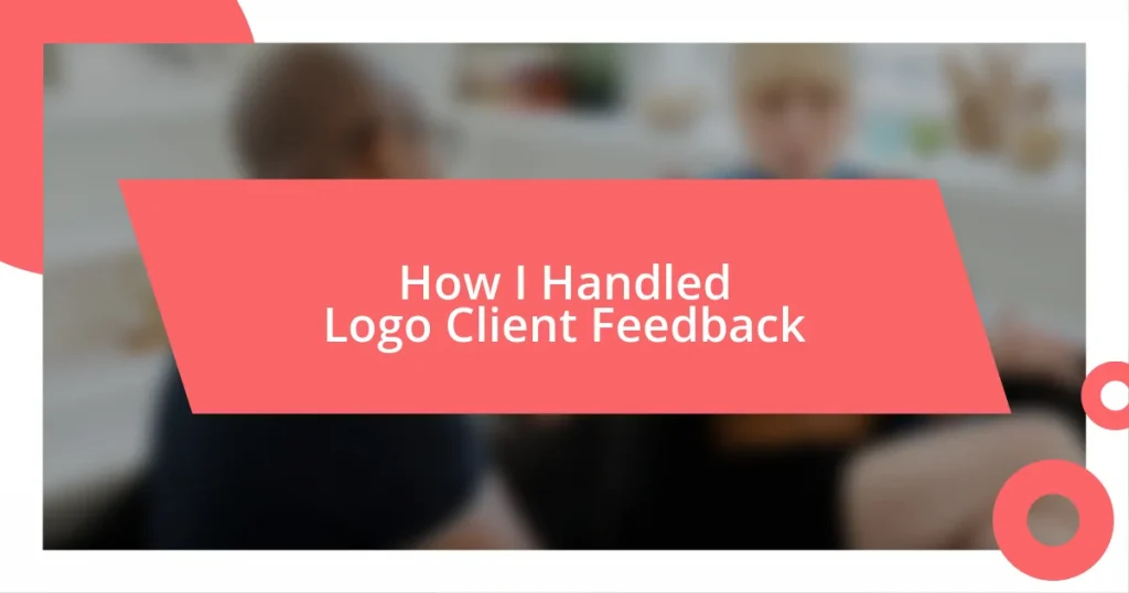 How I Handled Logo Client Feedback