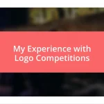 My Experience with Logo Competitions