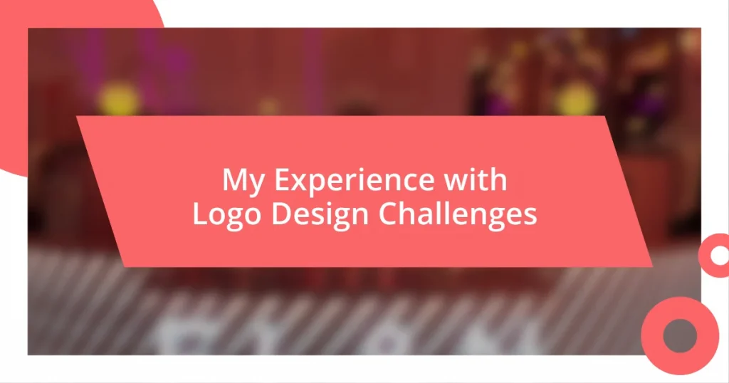 My Experience with Logo Design Challenges