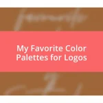 My Favorite Color Palettes for Logos