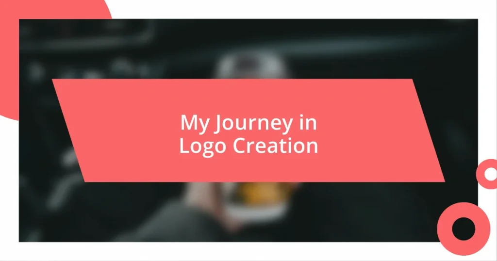 My Journey in Logo Creation