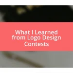 What I Learned from Logo Design Contests